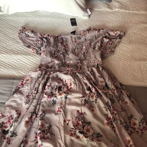 Lilac floral dress